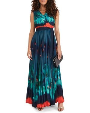 Phase Eight Adriana Print Maxi Dress - Blue