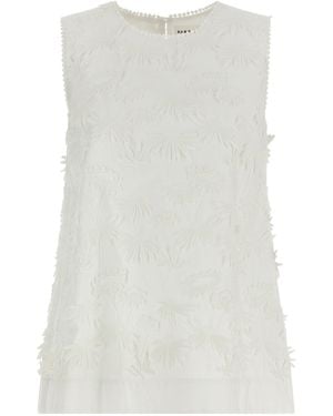 P.A.R.O.S.H. P.A.R.O..H. Witte Katoenen Blouse