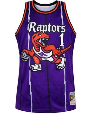 Mitchell & Ness Nba Toronto Raptors 1 Mcgrady Vest - Blue
