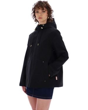 HUNTER Original Lightweight Waterproof Rain Jacket - Blue