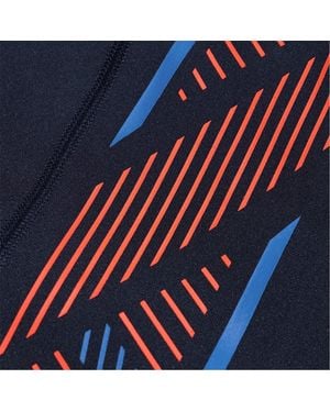 Speedo Tech Panel Stripe Jammer Short - Blue