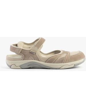 Free Spirit Brylee Sandals Taupe - White