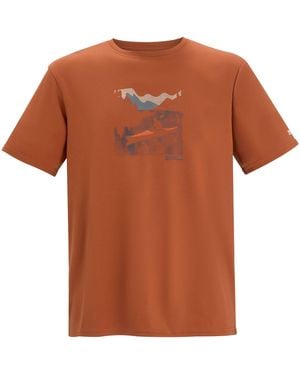Regatta Fingal Boat T-Shirt (Brick) - Brown
