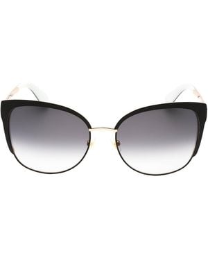 Kate Spade Genice Frame Gradient Lens Sunglasses Metal - Brown