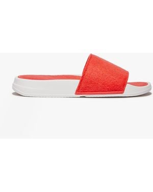 Fitflop Iqushion E01 Slides Neon Textile - Red