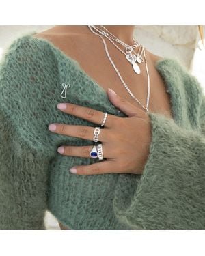 SEOL + GOLD Sterling Lapis Lazuli Signet Ring - Green