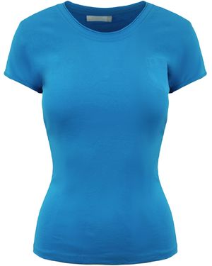 Champion Plain T-Shirt Cotton - Blue