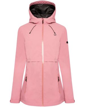 Dare 2b Ladies Switch Up Recycled Waterproof Jacket (Mesa Rose) - Pink