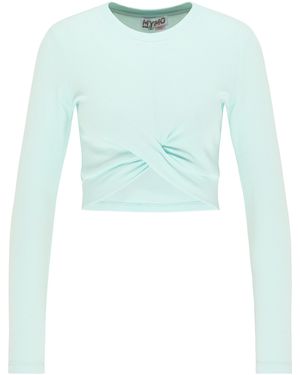 myMo Overhemd Met Lange Mouwen Duilio Dames Munt - Blauw