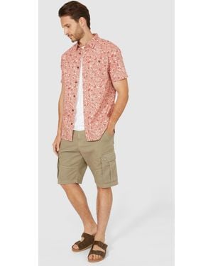 Mantaray Garment Dye Cargo Short - Green