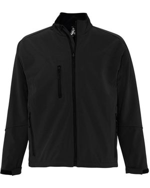 Sol's Relax Soft Shell Jacket (Breathable, Windproof And Water Resistant) - Black