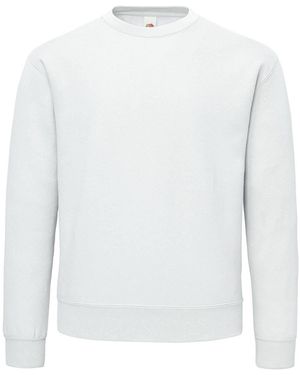 Fruit Of The Loom Adult Sweatshirt - White