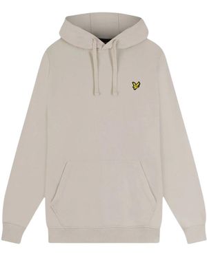 Lyle & Scott Branded Cove Pull-Over Hoodie - Grey