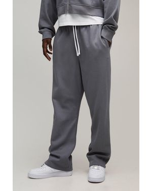 BoohooMAN Basic Baggy Drop Crotch Jogger - Grey