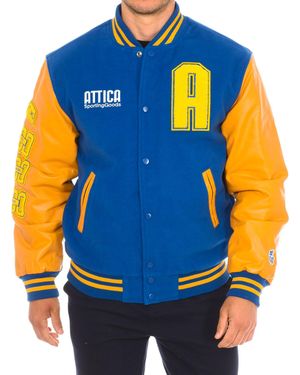 Attica Sporting Goods At-Fw22-016 Baseball Jacket - Blue