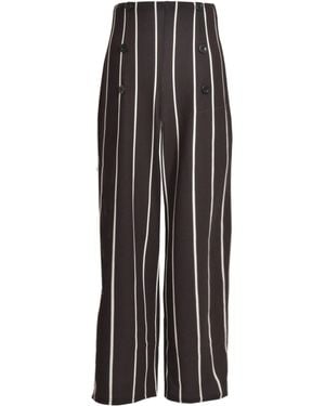 Oasis Striped Wide Leg Trousers - Multicolour