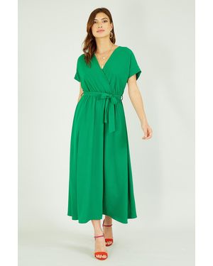 Mela London Kimono Sleeve Midi Dress - Green