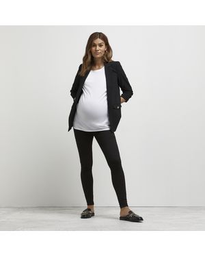 River Island Black Molly High Rise Maternity Skinny Jeans
