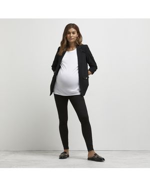 River Island Black Molly High Rise Maternity Skinny Jeans