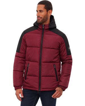 Bench Grentin Signature Puffer Jacket - Red