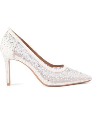 Carvela Kurt Geiger Lovebird Mesh Heels - White