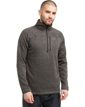 Peter Storm Hohokum Half-Zip Mid-Layer Fleece For Walking & Hiking - Grey