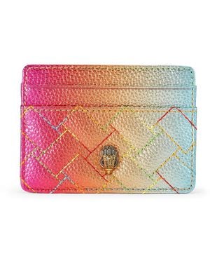 Kurt Geiger Leather Card Holder Kensington - Pink
