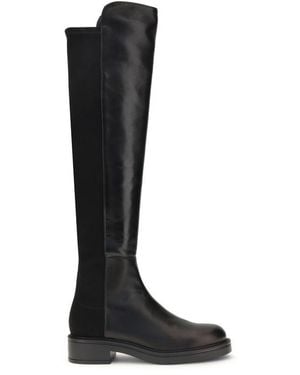 Stuart Weitzman Lesley 45 Bootie Otk Boots - Black