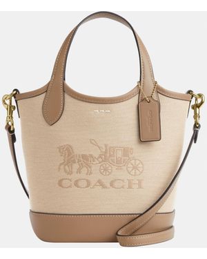 COACH Hanna Bucket Bag - Metallic
