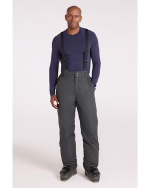Mountain Warehouse 'Dusk Ii' Ski Trousers Warm Insulated Snow Proof Elastic Waist Winter Trouser - Blue