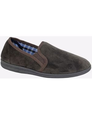 Sleeper Wilson Memory Foam Slipper - Black