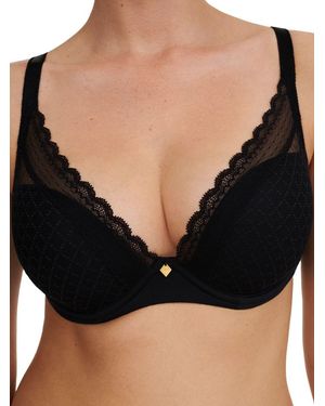 Chantelle Norah Chic Plunge T-Shirt Bra - Black