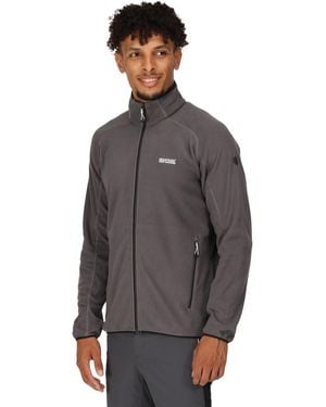 Regatta Hadfield Full Zip Micro Fleece Jacket - Grey