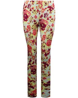 Vans Off The Wall Stretch Waist Printed Flowers Leggings Vn0Ybncva - Red