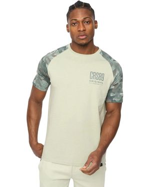 Crosshatch Branton T-Shirt (Light) Cotton - Green