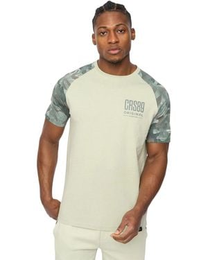 Crosshatch Branton T-Shirt (Light) Cotton - Green
