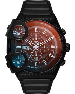 DIESEL Sideshow Watch Dz7474 Silicone - Black