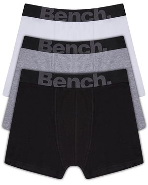Bench 3 Pack 'Conan' Cotton Rich Boxers - Black