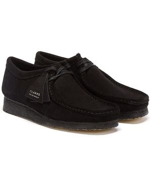 Clarks Originals Wallabee Shoes - Black