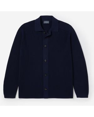 Oliver Sweeney 100% Cotton Overshirt - Blue