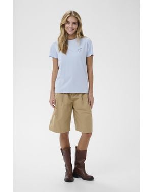 Saint Tropez T-Shirt Patrinesz T-Shirt Regular Fit - Blauw