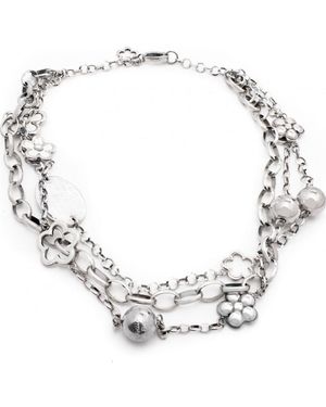 Folli Follie 3N1F041Wwc Ladies Necklace Sterling - Metallic