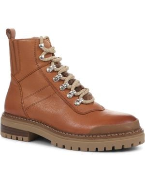 Jones Bootmaker Susanna Leather Hiker Boots - Brown
