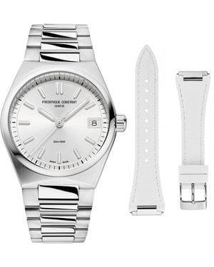 Frederique Constant Frédérique Highlife Watch Fc-240S2Nh6B Stainless Steel - White