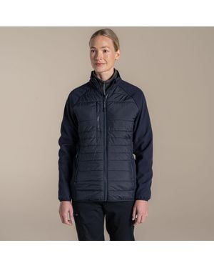 Craghoppers Ladies Expert Compresslite Hybrid Jacket (Dark) - Blue