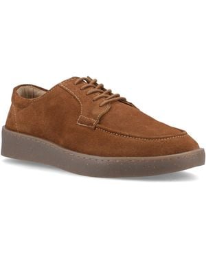 Hush Puppies Rafael Suede Lace-Up Shoes - Brown