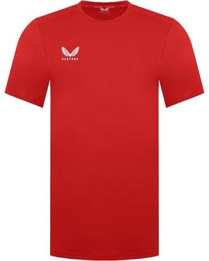 Castore Logo Training T-Shirt - Red