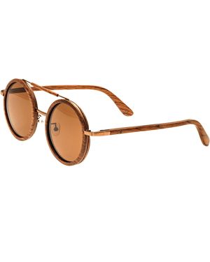 Earth Wood Bondi Polarized Sunglasses - Brown