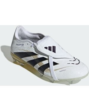 adidas Originals Predator Pro Fold-Over Tongue Firm Ground Boots - White
