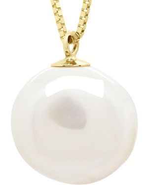 Ateliers Saint Germain Necklace Real Cultured Freshwater Pearl Baroque 12-13 Mm - White